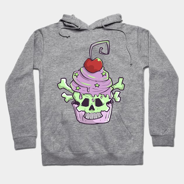 Pastel Goth Cupcake Meme Kawaii Gothic Sarcastic Eboy Egirl Hoodie by TellingTales